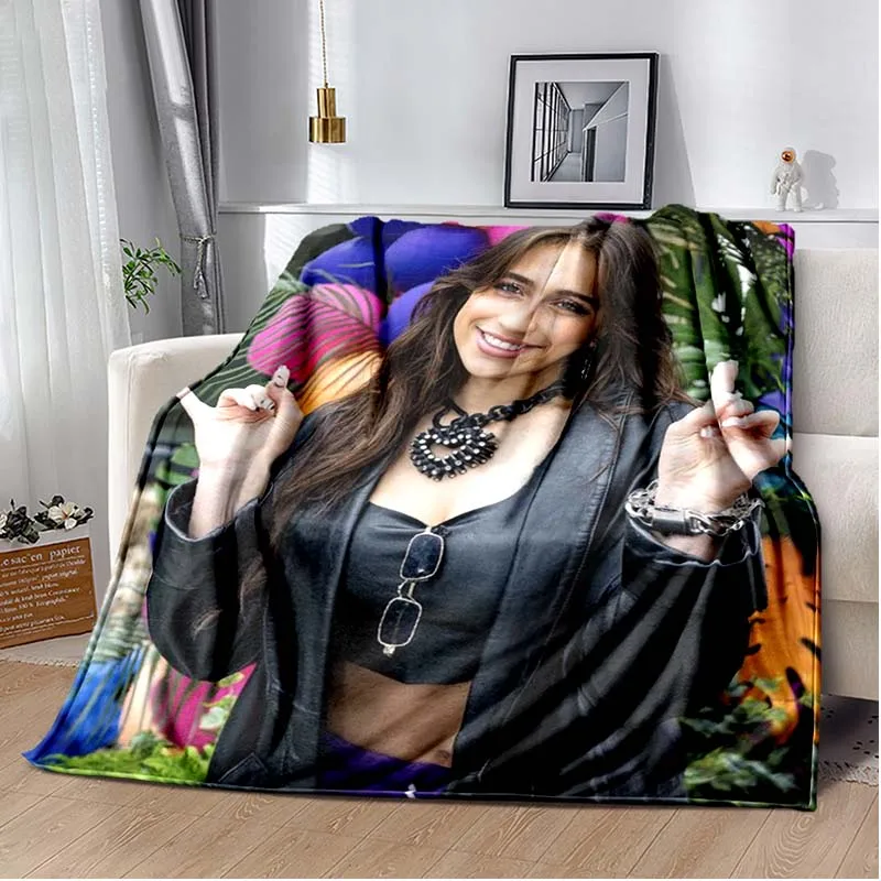 Canada Greedy Tate McRae Blanket Hip Hop Blankets for Sofa Bed Bedroom and Office Decke Stragulum 8 - Tate McRae Shop