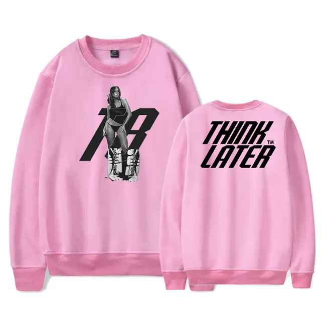 Tate McRae THINK LATER Sweatshirt Mercch Crewneck Long Sleeve Pullover Men Women Streetwear Tracksuit.jpg 640x640 4 - Tate McRae Shop